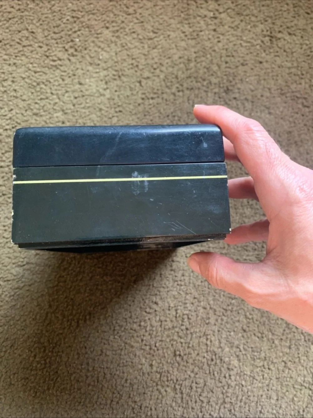 Vintage Avon Music Jewelry Box Black Lacquer President's Sales Competition 1983 - Picture 7 of 12